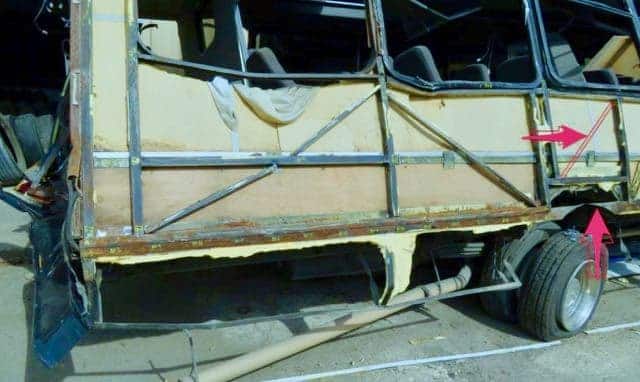 Champion Bus Inspection Finds Structural Members Missing and Cut In Deadly College Bus Crash That Killed Four North Central Texas College Softwall Players