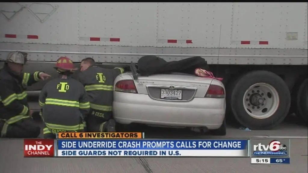 News Report Deadly Underride Accident with 18-Wheeler Big Rig Truck