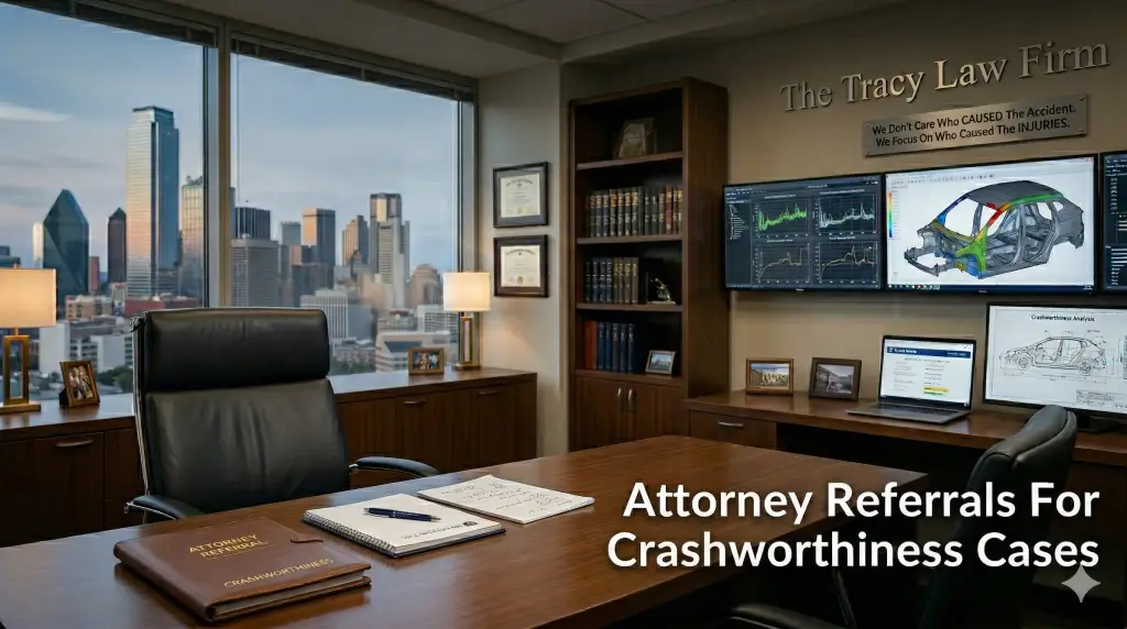 Attorney Referrals For Crashworthiness Cases