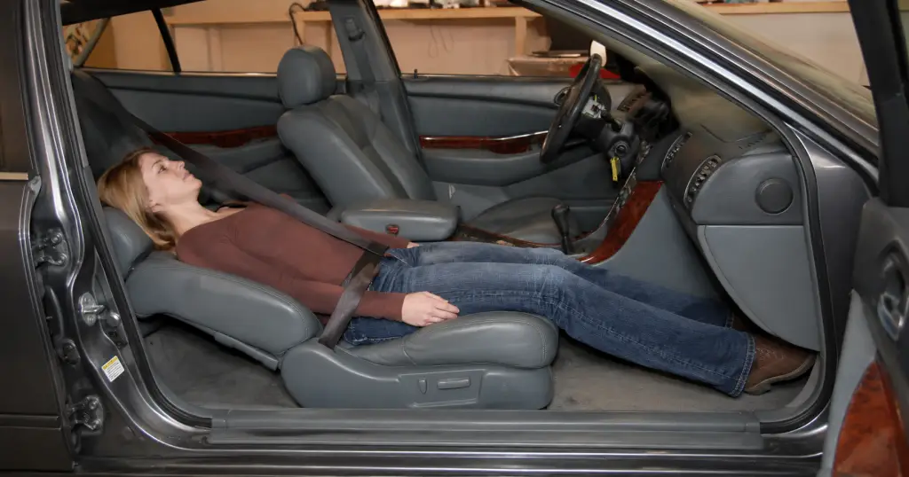 Lying Back In A Reclined Seat Will Kill You In A Crash
